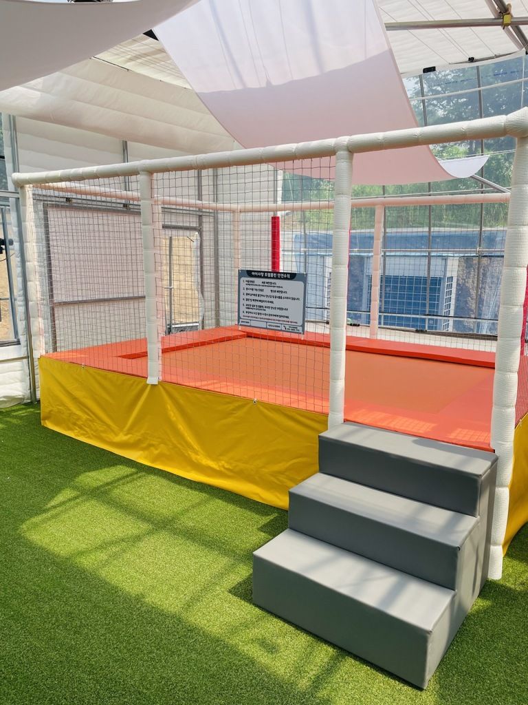양주르에 4-3 트램펄린 추가 설치하였습니다.