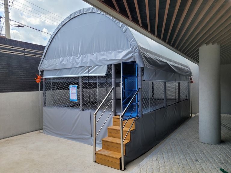 곡성 개인주택4-6 트램펄린 설치하였습니다.