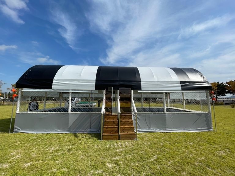 서천 국민여가캠핑장에 트램펄린 설치하였습니다.