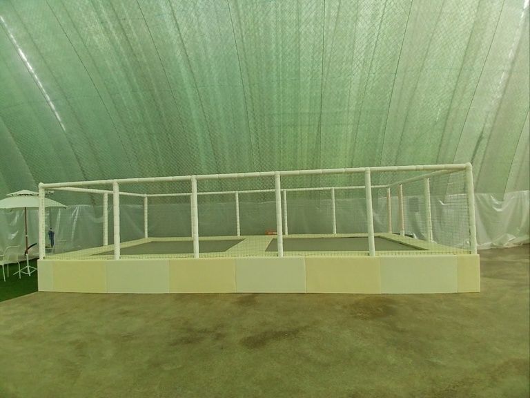 아산 가델관광농원에 트램펄린 시공하였습니다.