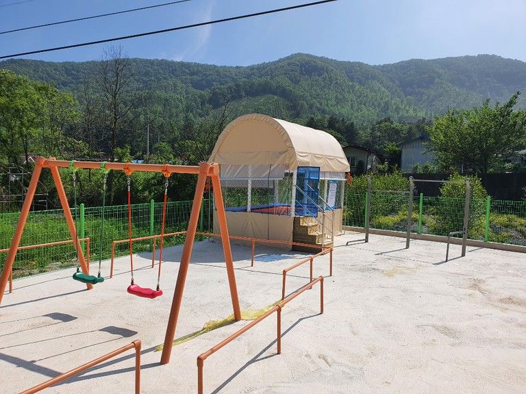 전북 진안군 소태정마을(4m*3m) 어린이놀이터 설치 완료