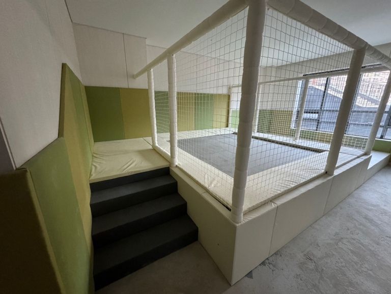 세종 자이더시티 트램펄린 시공하였습니다