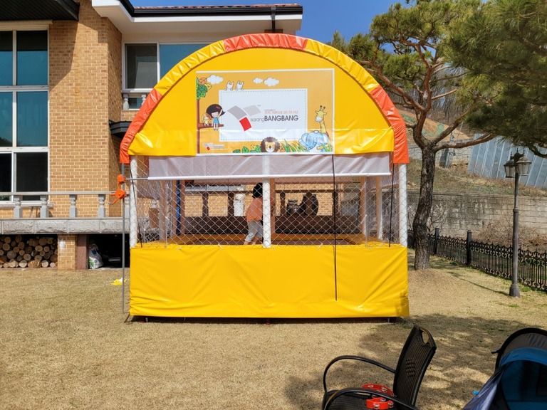 용인에 3*4사이즈 트램펄린 설치완료했습니다.