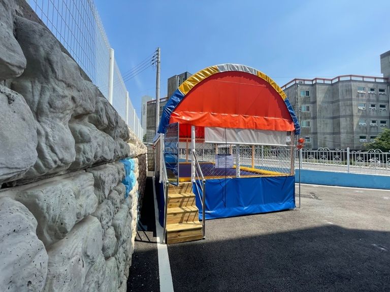 대소순복음교회 4-6 트램펄린설치완료하였습니다.