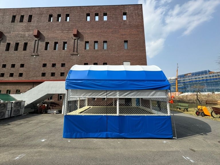 청주 신흥교회에 4-5 트램펄린 설치하였습니다.