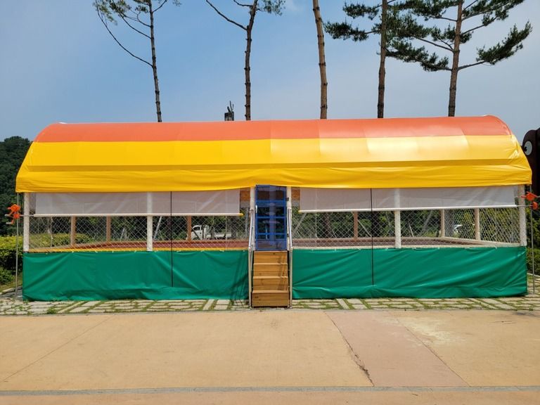 삼강나루캠핑장 4*10 트램펄린