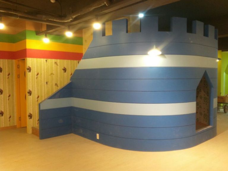 어린이놀이시설  방방설치