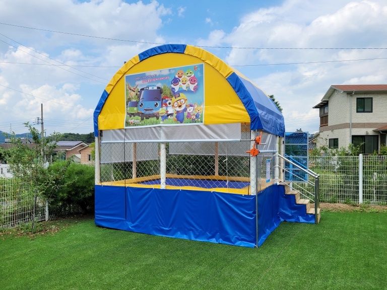 4-4 트램펄린 설치 사진입니다.