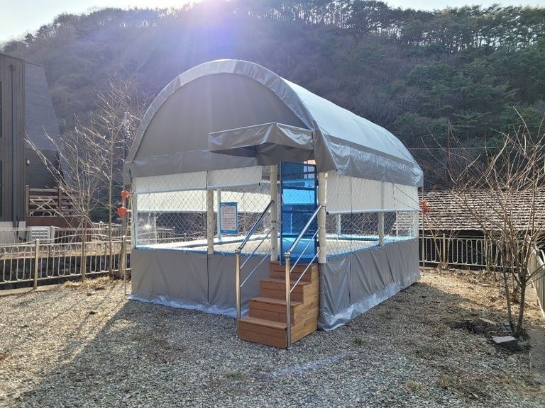 벽계 야영장 4-5 설치 완료하였습니다. 