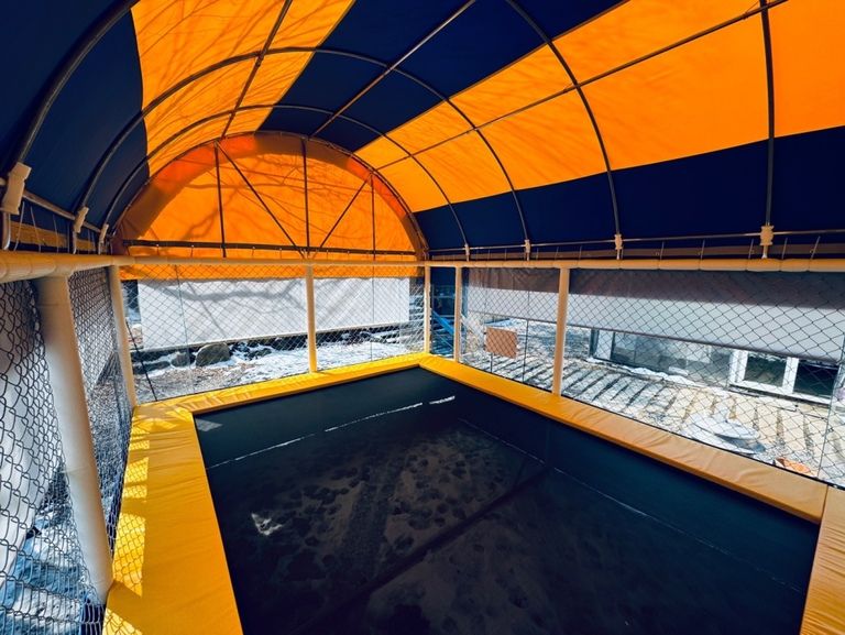 제천 드래곤캠핑장에 4-5 트램펄린 설치하였습니다.