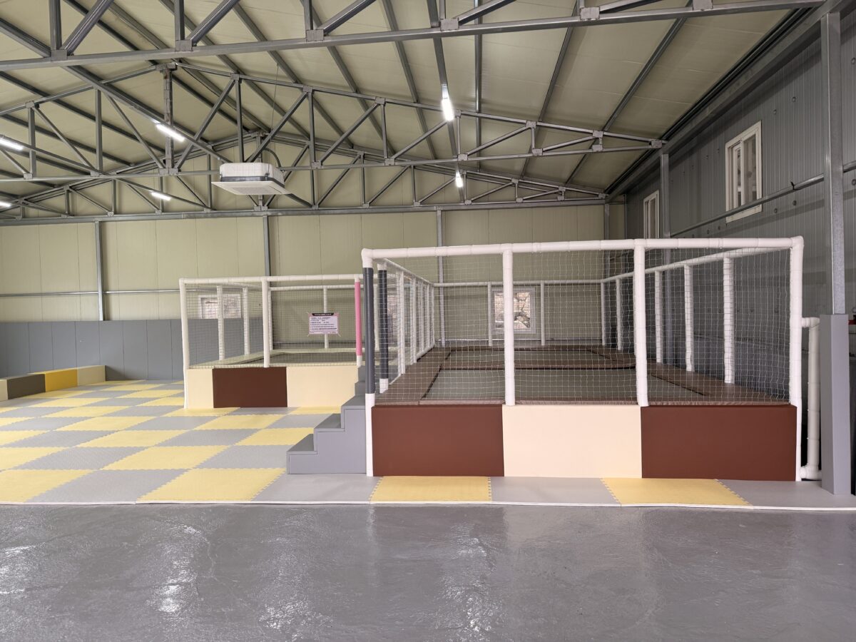 경주 문두리캠핑장 트램펄린 설치하였습니다.